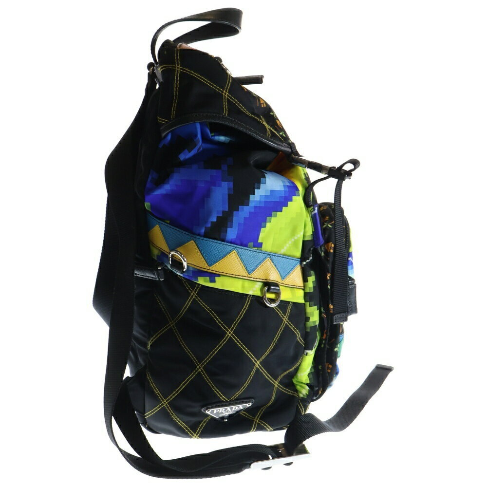 PRADA Re Nylon Radar Backpack Multicolor - Picture 3 of 6
